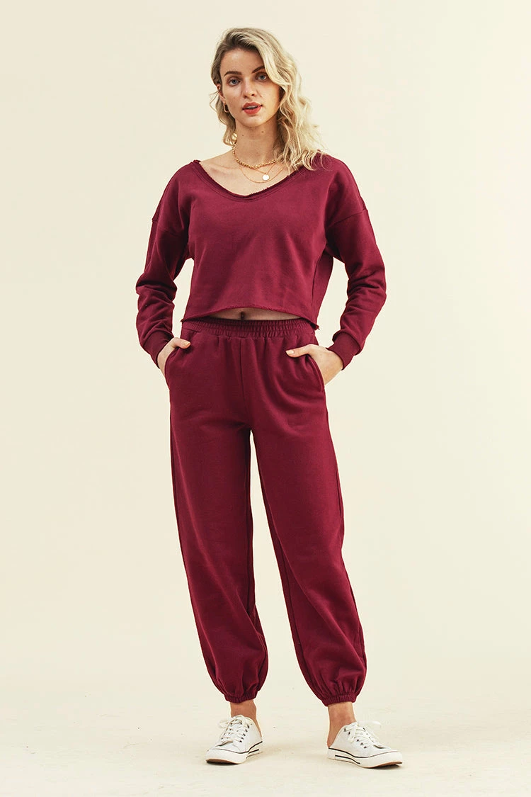 Coupon 🔔 Cupshe Love Potion Elastic Waist Carrot Sweatpants ⭐ 3 Coupon 🔔 Cupshe Love Potion Elastic Waist Carrot Sweatpants ⭐ - Image 3