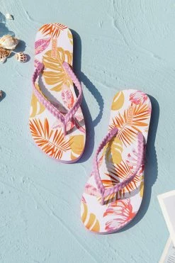 Promo 🧨 Cupshe ☀️ Summer Tropical Flip Flops 👍