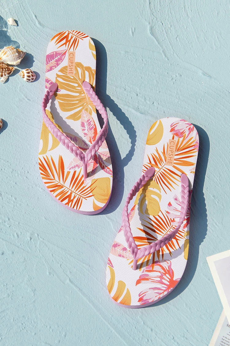 Promo 𧨠Cupshe βοΈ Summer Tropical Flip Flops π 1 Promo 𧨠Cupshe βοΈ Summer Tropical Flip Flops π