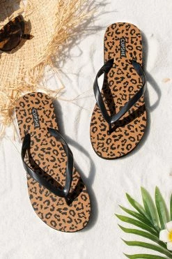 Discount π Cupshe Wild Side Leopard Flip Flops π―