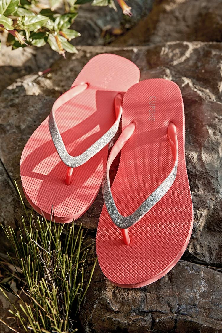 Brand new π Cupshe Blossom Coral Flip Flops π€© 2 Brand new π Cupshe Blossom Coral Flip Flops π€© - Image 2
