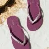 Budget 😀 Cupshe Mulberry Fuchsia Flip Flops ⌛