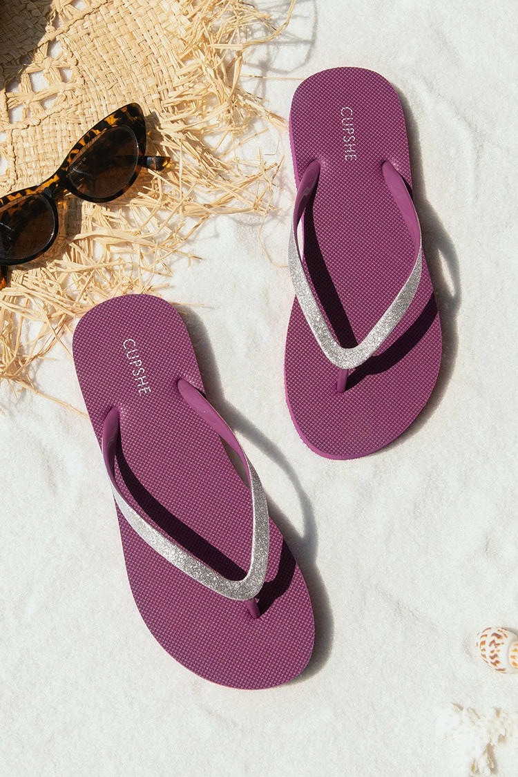 Budget π Cupshe Mulberry Fuchsia Flip Flops β 1 Budget π Cupshe Mulberry Fuchsia Flip Flops β