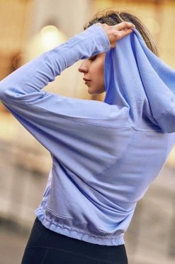 Cheapest 🎁 Cupshe Private Jet Light Blue Long Sleeve Drawstring Hoodie 🎉 10 Cheapest 🎁 Cupshe Private Jet Light Blue Long Sleeve Drawstring Hoodie 🎉 -Cupshe Online Shop WSN0017LB 4