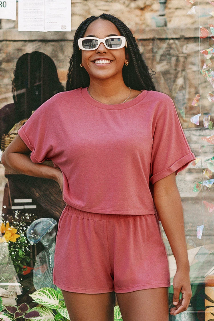 Flash Sale 👍 Cupshe Weekender Solid Top And Shorts Set ❤️ 6 Flash Sale 👍 Cupshe Weekender Solid Top And Shorts Set ❤️ - Image 6