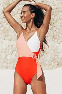 New 🌟 Cupshe Cute Colorblock Wrap Crisscross One Piece 🩱 Swimsuit ⭐ -Cupshe Online Shop a6bd722abd40ee9aa131783d4ddd0d0c 2f1103bf 9e68 42bb 8bd0 d8c6adae7f56