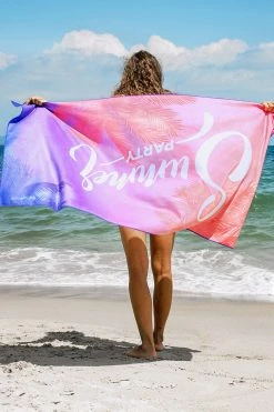 Promo 🎉 Cupshe ☀️ Summer Forever Tropical And Letter Print Beach Blanket 👍