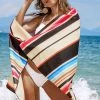 Best Pirce 🔔 Cupshe Retro Striped Beach Blanket 💯